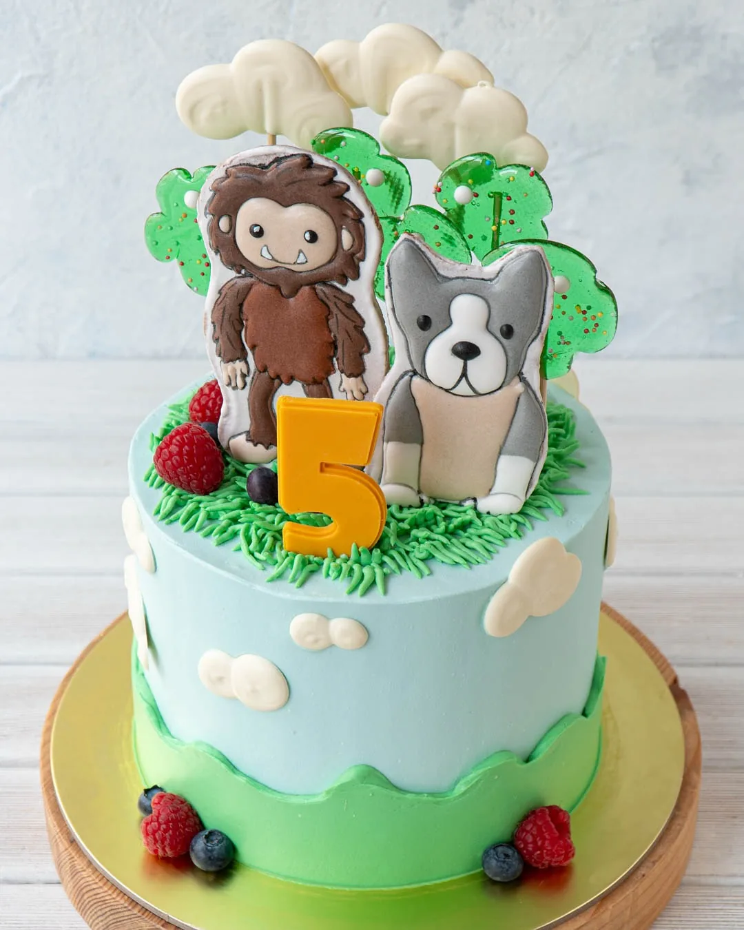 Tematický dort a cupcaky pro malého oslavence