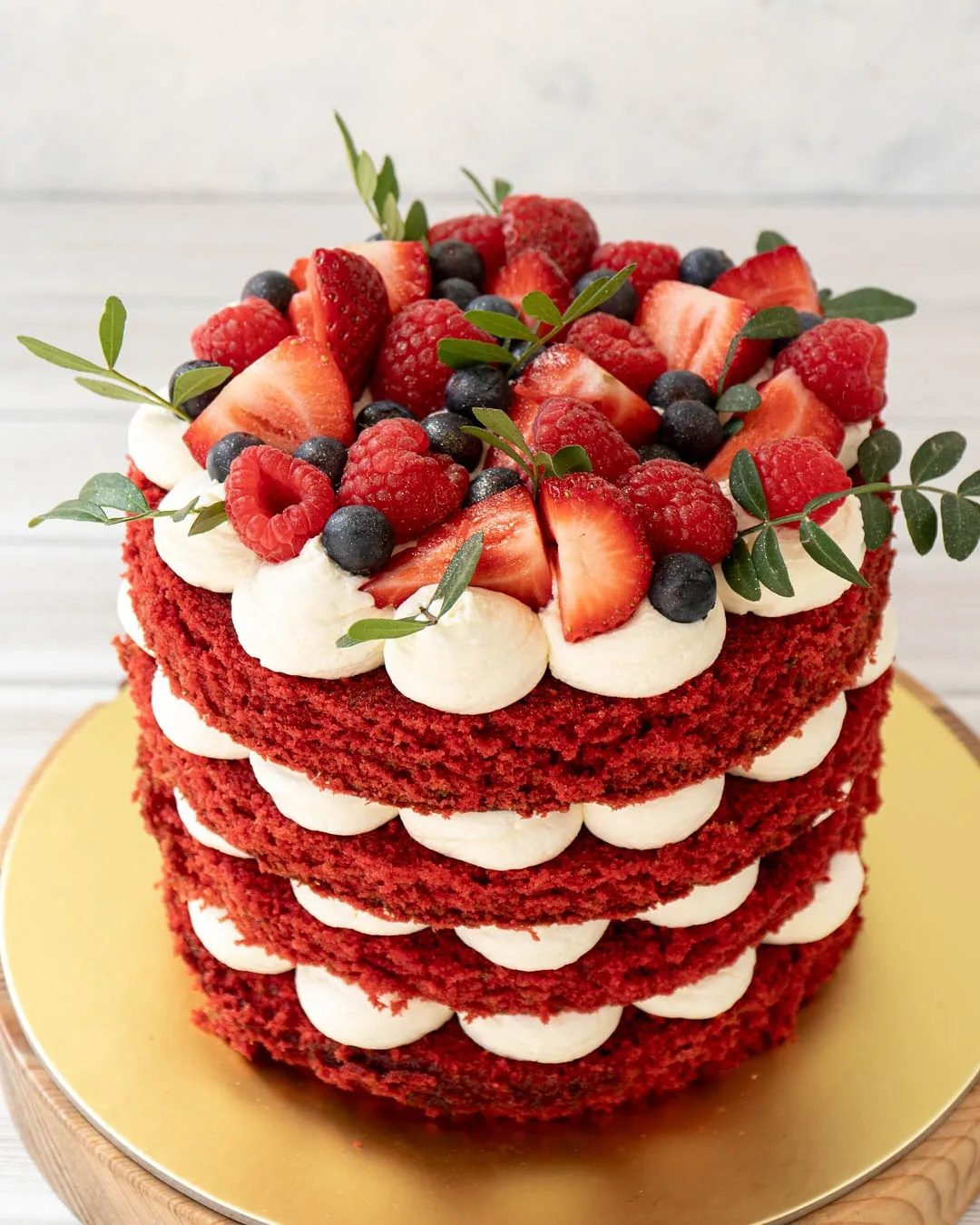 Red velvet v klasickém ozdobení