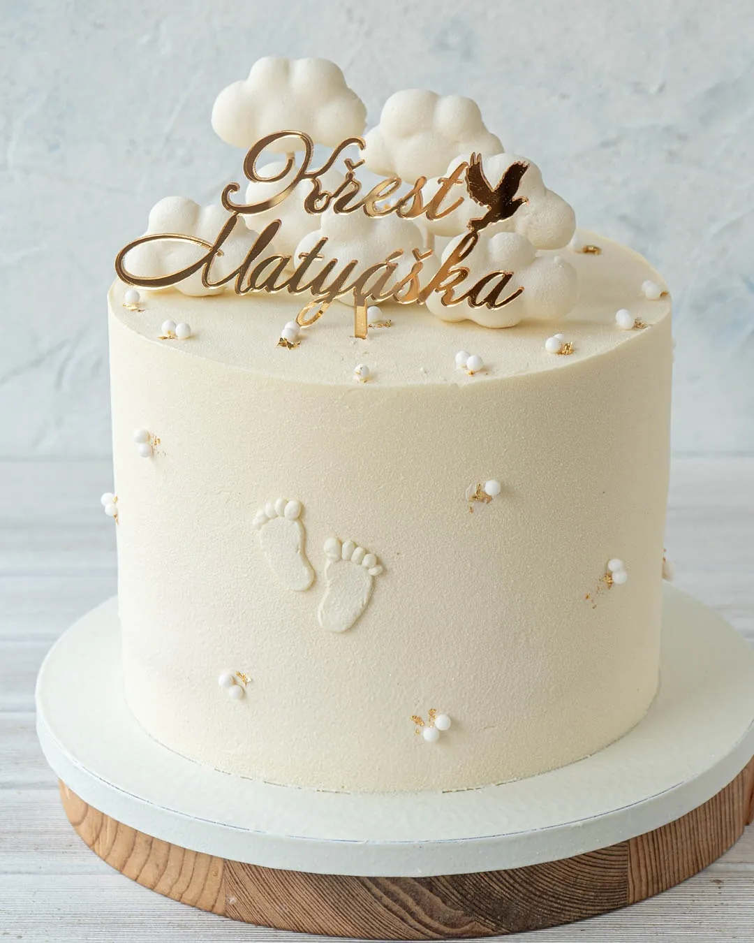 🎂 Dort na křtiny – jemný jako ten den